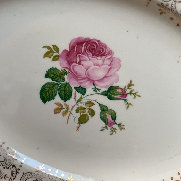 Canonsburg Pottery Briar Rose small platter - Picture 2 of 3